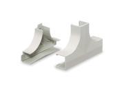 HUBBELL WIRING DEVICE KELLEMS Tee Base and Cover White PVC Tees PL1TCBC
