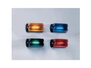 FEDERAL SIGNAL Warning Light LED Amber Surface Rect 5 L LP1 012A