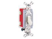 Toggle Switch 1P 20A White Heavy Duty
