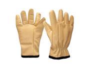 IMPACTO Anti Vibration Gloves Leather Palm Material Tan L PR 1 BG650L