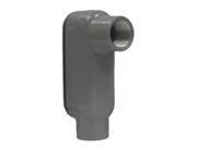 Conduit Outlet Body w Cover Aluminum LB Body Style Threaded Flat Back