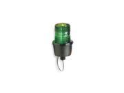 FEDERAL SIGNAL Low Profile Warning Light LED Green LP3ML 120G