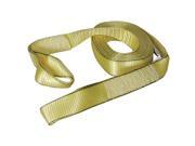 HIGHLAND Tow Strap w Lopps 2 In x 20 Ft. Yellow 1015200