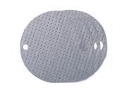 22 x 22 Light Drum Top Absorbent Pad for Universal Gray 25PK