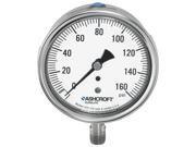 ASHCROFT 3 1 2 General Purpose Pressure Gauge 0 to 100 psi 351009SWL02L100