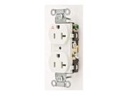 HUBBELL WIRING DEVICE KELLEMS Receptacle IG20CRWHI
