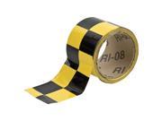 BRADY Safety Warning Tape Checkered Roll 2 x 54 ft. 1 EA 76317