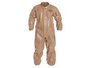 DUPONT Collared Disposable Coveralls L Tan PK6 C3125TTNLG000600