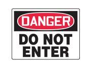 ACCUFORM SIGNS Danger Sign Do Not Enter 24 x 36 In MADM125VP