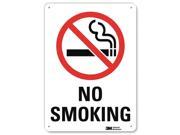 LYLE No Smoking Sign 10x7 In. English U1 1017 RA_7X10