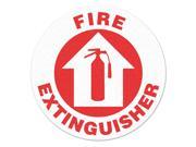 INCOM MANUFACTURING Safety Floor Sign Fire Extinguisher FS1011V