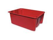 Heavy Duty Stack and Nest Container Red Molded Fiberglass 7808085280