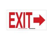 Exit Sign Brady 76067