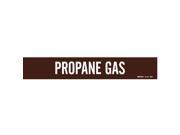 BRADY Pipe Marker Propane Gas 2 1 2to7 7 8 In 7400 1
