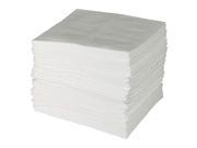 19 x 15 Heavy Absorbent Pad for Oil Based Liquids White 100PK