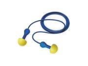 3M 25dB Disposable Pod Shape Ear Plugs; Corded Yellow Universal 311 1127