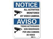 LYLE Notice Sign 10x7 In. Bilingual U1 1006 RA_7X10