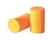 30dB Disposable Cylinder Shape Ear Plugs; Without Cord Orange Universal
