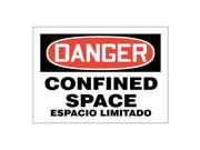 Danger Sign Accuform Signs 219079 7X10A 7 Hx10 W
