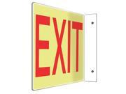 Exit Sign Accuform Signs PSP224 8 Hx12 W