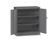 TENNSCO 4218MGY Counter Height Storage Cabinet Standard