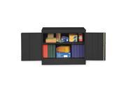 TENNSCO 3018BK Desk Height Storage Cabinet Standard