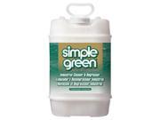 SIMPLE GREEN Non Solvent Cleaner Degreaser 5 gal. Jug 2700000113006