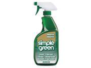 SIMPLE GREEN Non Solvent Cleaner Degreaser 24 oz. Spray Bottle 2710001213012