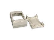 LEGRAND PVC Device Box For Use With 400 800 and 2300 Raceways Ivory 2347