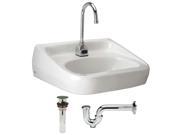 ZURN INDUSTRIES Z5361.604.1.07.00.0 Bathroom Sink Kit Vitreous China White