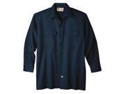 Long Sleeve Work Shirt Twill Navy 2X