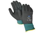 NORTH BY HONEYWELL Coated Gloves Nitrile Green Black M PR NF35F 8M