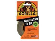 GORILLA TAPE 1 x 10 yd. Duct Tape Black 6100101