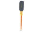 IDEAL Insulated Screwdriver Slotted 1 4x10 1 4 35 9151
