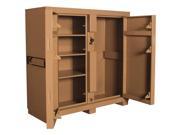 KNAACK 111 Jobsite Cabinet 60 inWx24 inDx60 inH Tan