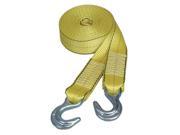 HIGHLAND Reflective Tow Strap 2 In x 20 Ft Yellow 1018000