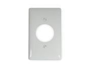 HUBBELL WIRING DEVICE KELLEMS Single Receptacle Wall Plate NP720W