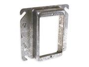 Raco Galvanized Zinc Plaster Ring For Use With 4 One Gang Box 782