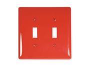 Toggle Switch Wall Plate Red Number of Gangs 2 Weather Resistant No