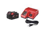 Battery Pack and Charger Kit Milwaukee 48 59 1850
