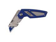 Bi Metal Folding Utility Knife 6 1 8 Overall Length Number of Blades 1