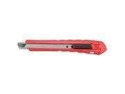 MILWAUKEE Snap Off Utility Knife 5 5 8 In Red 48 22 1963