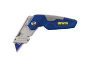 Bi Metal Folding Utility Knife 6 1 8 Overall Length Number of Blades 2