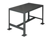 DURHAM MT243624 2K195 Fixed Work Table Steel 36 W 24 D G0472930