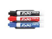 Dry Erase Marker and Eraser Set Black Red Blue Markers Brady 112632