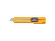Utility Knife Retractable Yellow 18mm