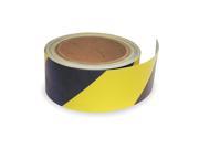 Reflective Marking Tape Striped Continuous Roll 3 Width 1 EA