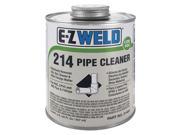 EZ WELD Pipe Cleaner Clear 32 oz. for PVC Pipe And Fittings 21404