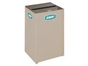 RUBBERMAID Stationary Recycling Container FGNC24P11L
