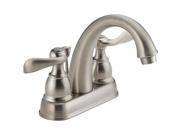 Delta 25996LF BN Foundations Windemere Brushed Nickel Two Handle Centerset Lavat